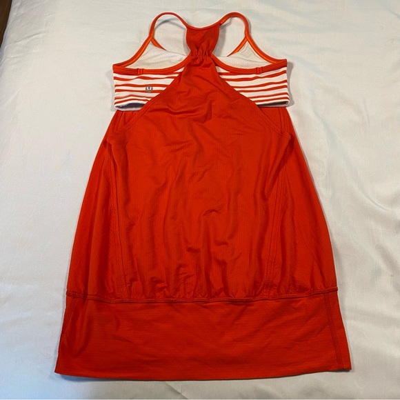 Lululemon No Limits Tank too Love Red / Twin Stripe‎ Love Red Sz 4 - Picture 8 of 9
